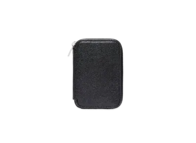 Valextra Zip Around Card Folder "Black"