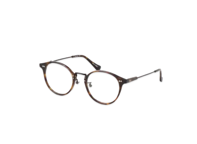 Yohji Yamamoto Y's EYEWEAR F "Demi Brown/Matt Black"