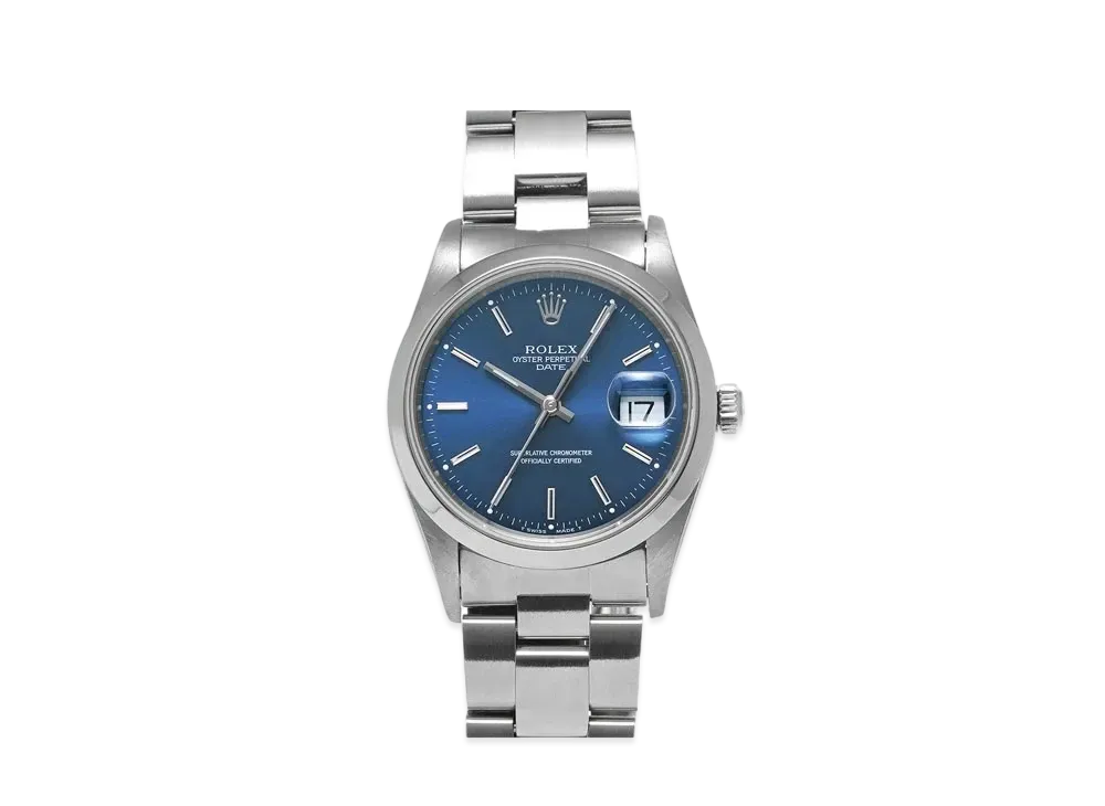 ROLEX Oyster Perpetual Date "Blue/Stainless Steel"