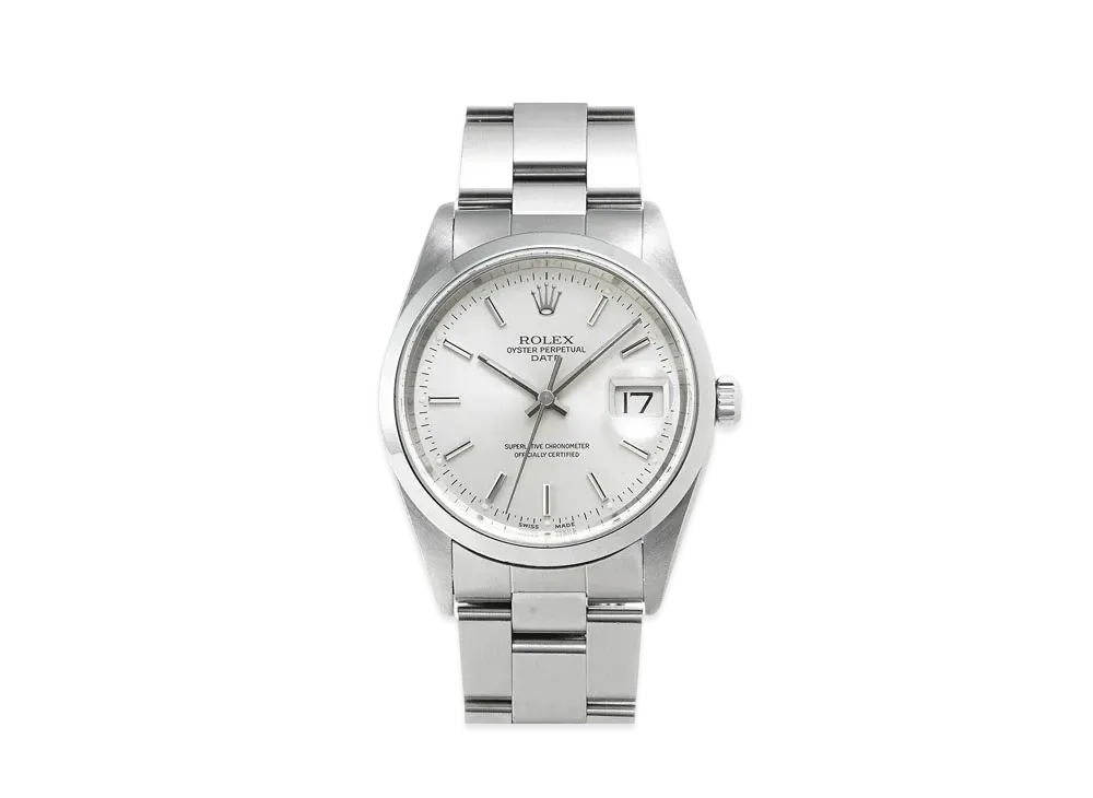 ROLEX Oyster Perpetual Date "Silver/Stainless Steel"