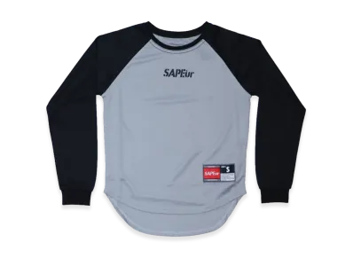 SAPEur Kids Basic Raglan L/S T-Shirt "Gray Black"
