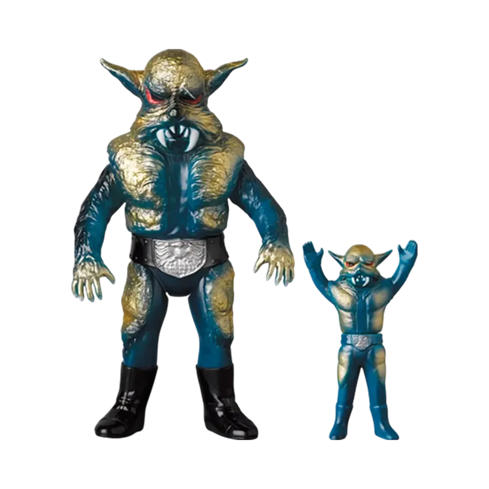 MEDICOM TOY "Toei Retro Sofvi Collection" -Masked Rider- Werewolf (New Color) + Mini Soft Vinyl