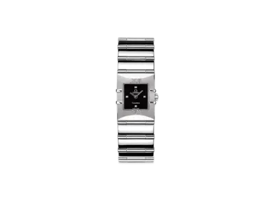 OMEGA Constellation Carre Quartz "Stainless Steel/Black" 1521.41.00