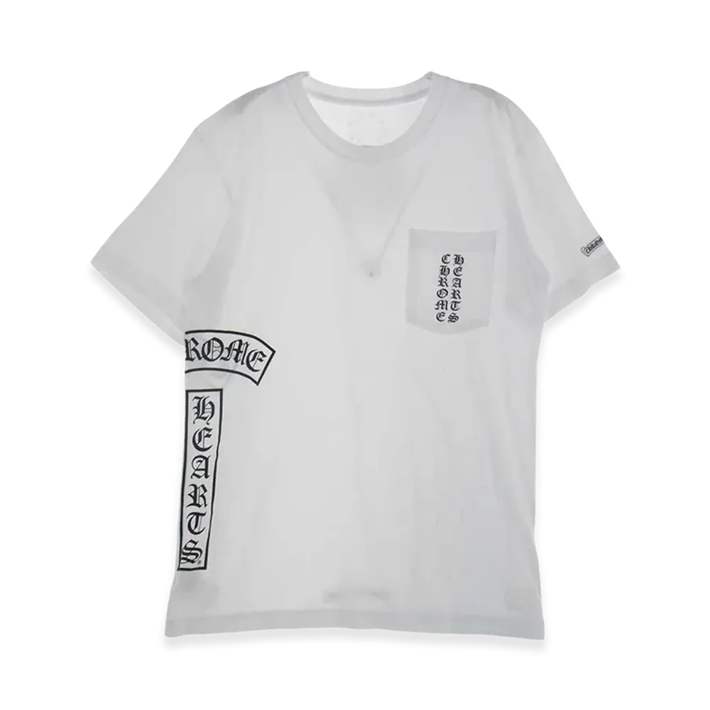 Chrome Hearts Side T Bar Horseshoe S/S Pocket T-Shirt "White"