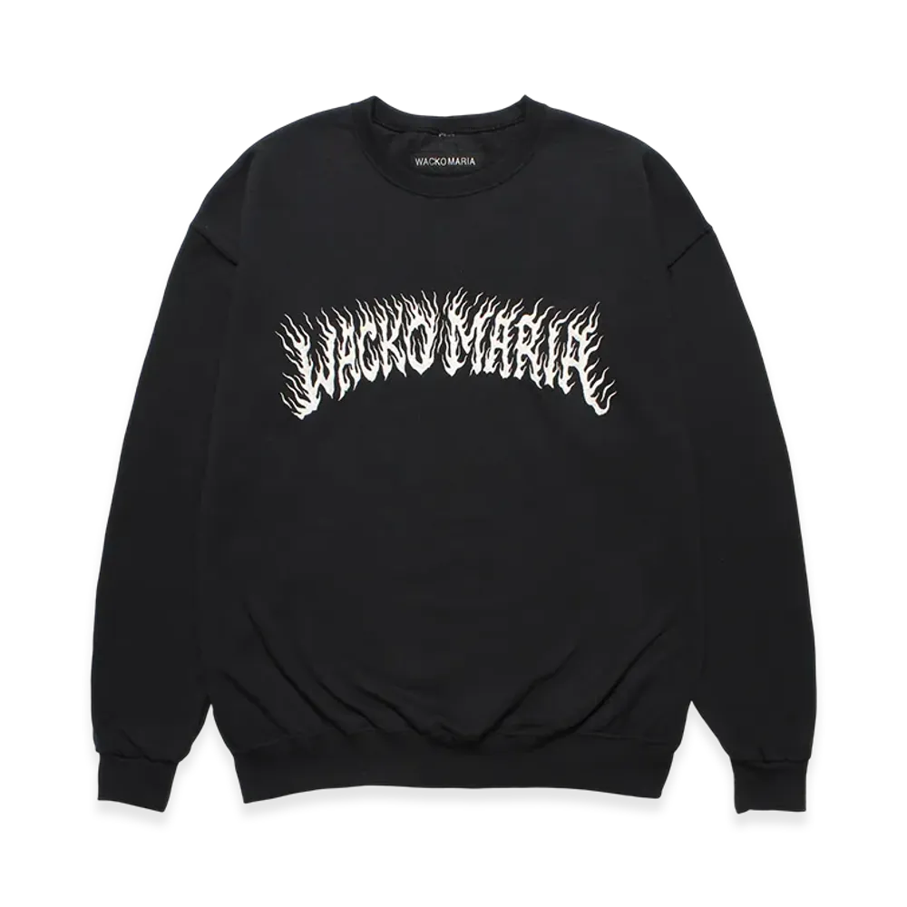 WACKO MARIA x Tim Lehi / Sweat Shirt "Black"