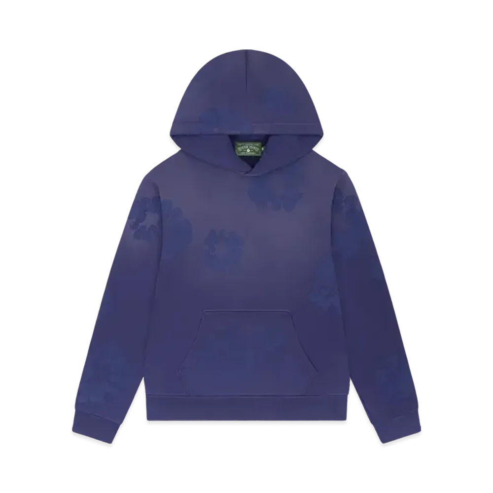 DENIM TEARS Mono Cotton Wreath Hoodie "Washed Blue"