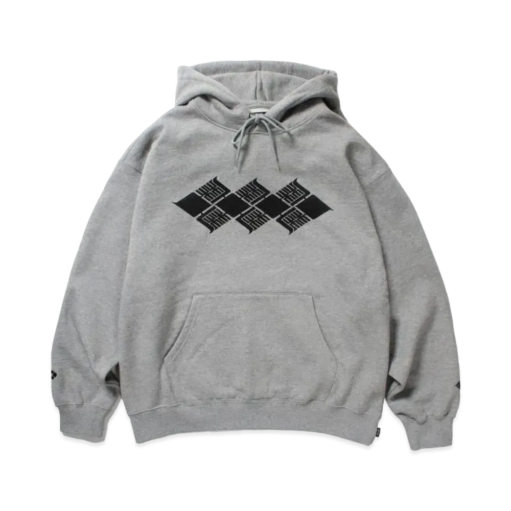 APHRODITEGANG Gakkin x Budspool Kamon Hooded Sweat Shirt "Grey"