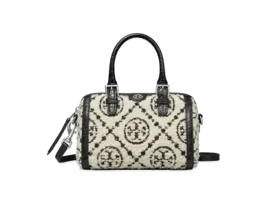 Tory Burch T Monogram Boucle Mini Bucket Bag "Black"