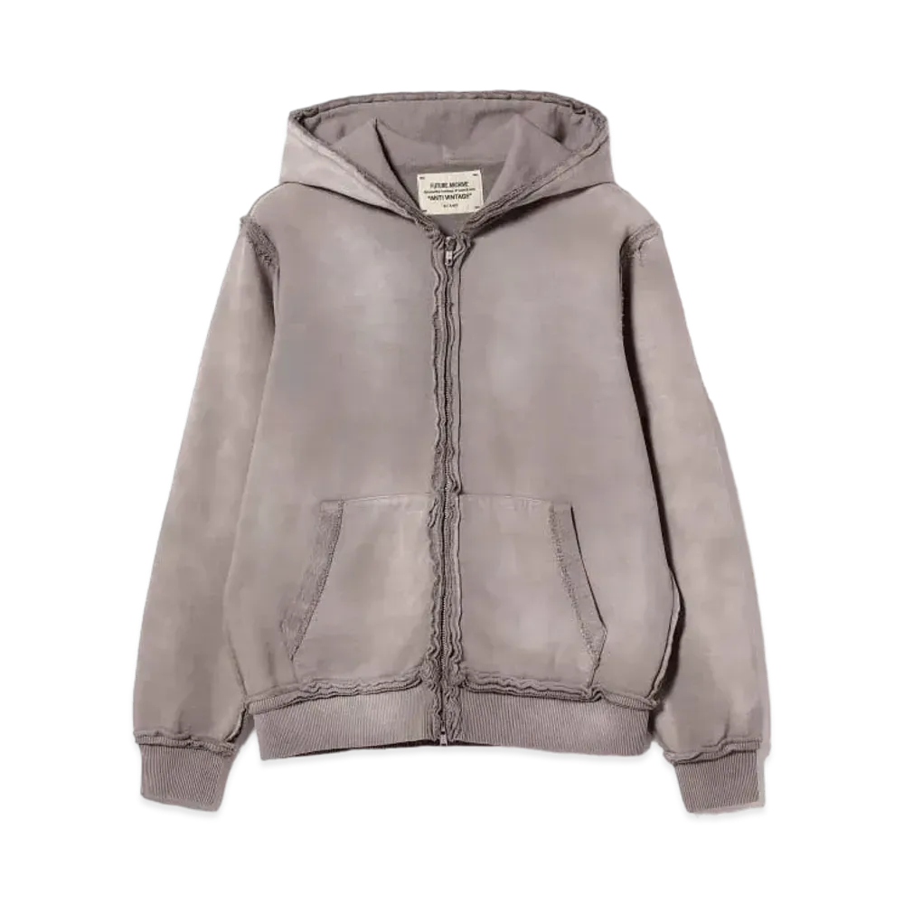 BEAMS FUTURE ARCHIVE / Fade Inside Out Zip Up Hoodie "Gray"