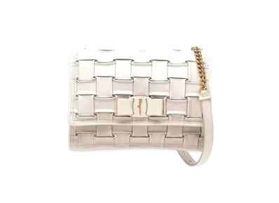 Salvatore Ferragamo Viva Bow Bag (S) "Bone"