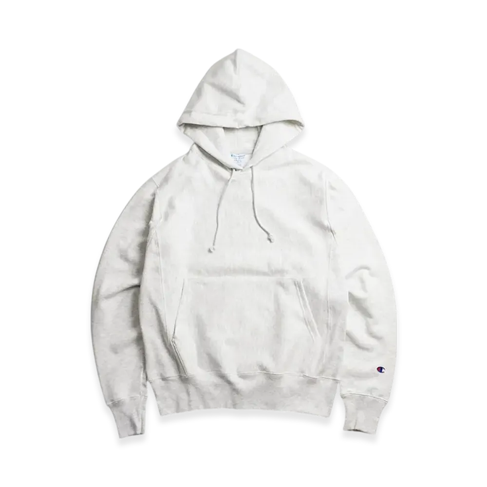 Champion Reverse Weave Pullover Hooded Sweat "Silver Gray"