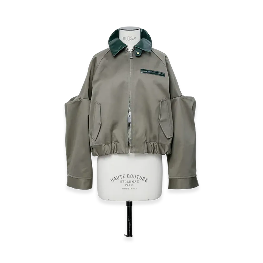 sacai Cotton Chino Blouson "Gray"