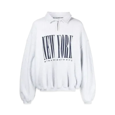 Alexander Wang Print Sweat Shirt "Grey"