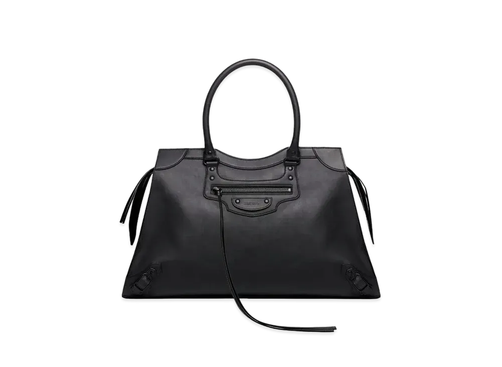 BALENCIAGA Women's Neo Classic Large Top Handle Bag "Black"