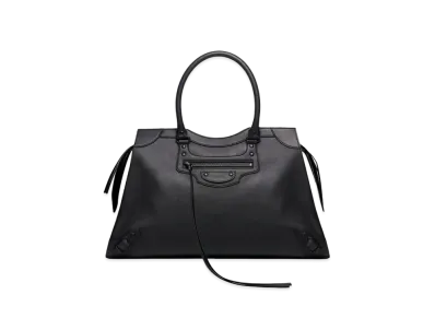 BALENCIAGA Women's Neo Classic Large Top Handle Bag "Black"