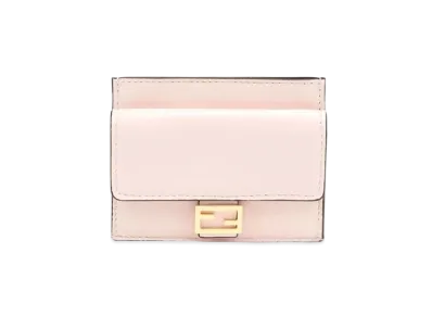 FENDI Card Case Leather "Pink"