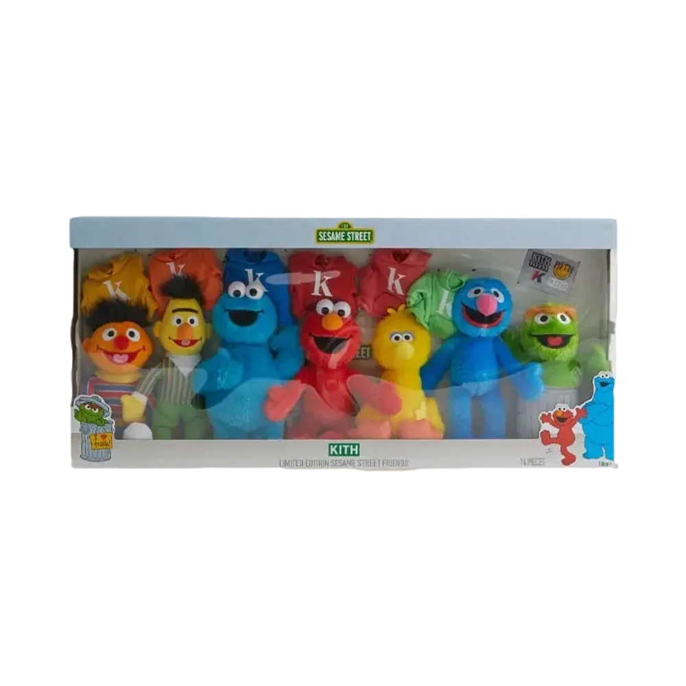 Kith x Sesame Street Plush Set "Multi"