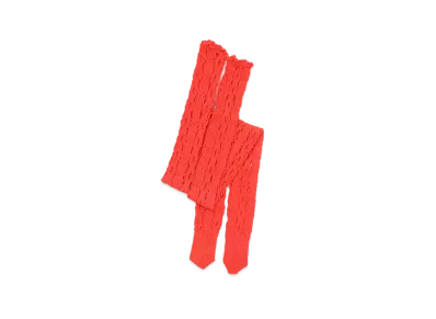 Yohji Yamamoto NY/LACE LACE LONG SOCKS "Red"