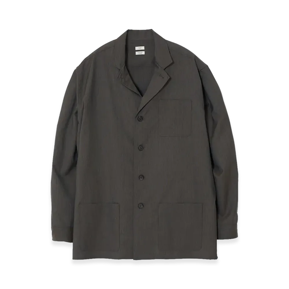 YOKE Wool Tropical Shirt Jacket "Gray"