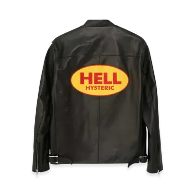 HYSTERIC GLAMOUR Hell Patch Racing Jacket "Black"