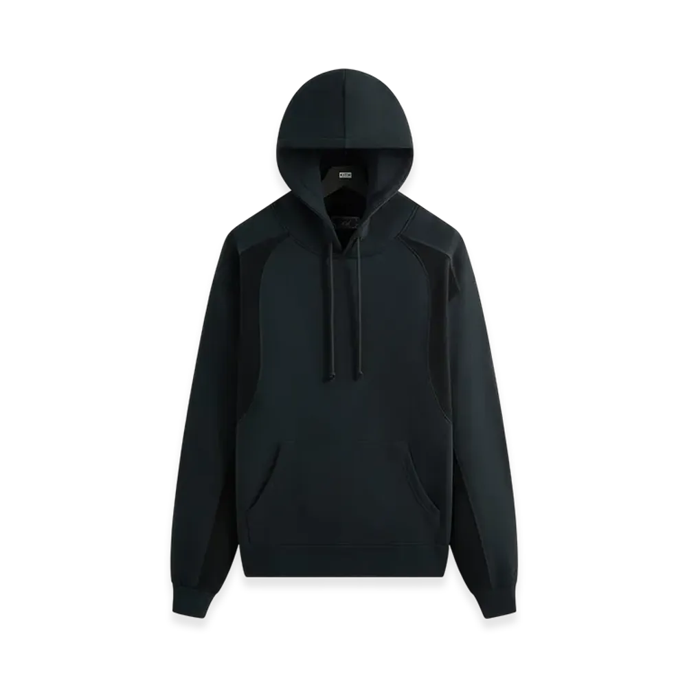 Kith Curved Panel Terry Nelson Hoodie "Black"