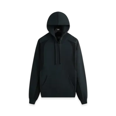 Kith Curved Panel Terry Nelson Hoodie "Black"