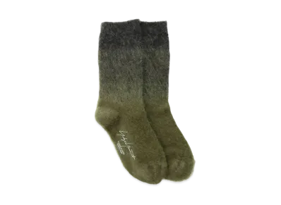 Yohji Yamamoto TAM YARN/RAISED GRADATION SOCKS "Grey"