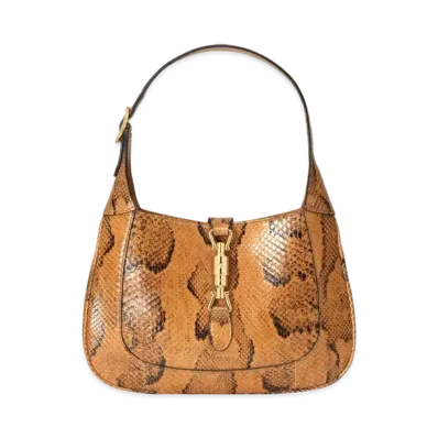GUCCI Jackie 1961 Python Small Bag "Bondo Orange Python"