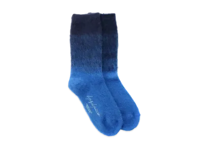 Yohji Yamamoto TAM YARN/RAISED GRADATION SOCKS "Navy"