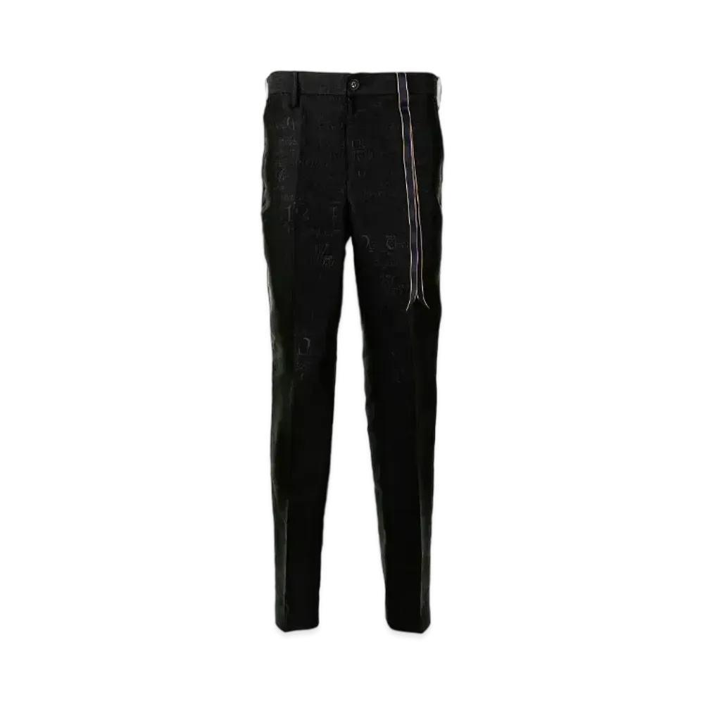 doublet Jacquard Tapered Pants "Black"