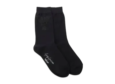 Yohji Yamamoto C/AC/TAM YARN Y SOCKS "Black"