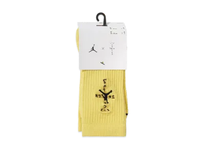 Nike Jordan x Travis Scott Everyday Cushion Crew Socks "Yellow"