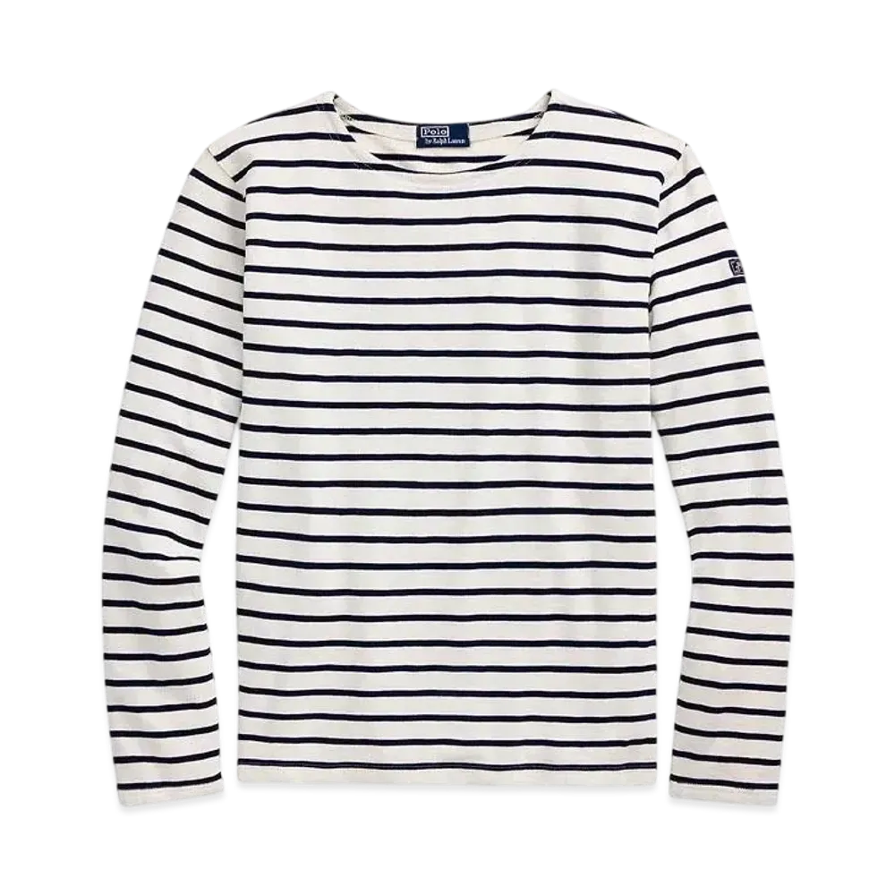 Polo Ralph Lauren Classic Fit Striped Slab Jersey Shirt "Gray"