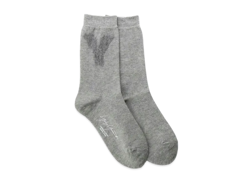 Yohji Yamamoto C/AC/TAM YARN Y SOCKS "Grey"
