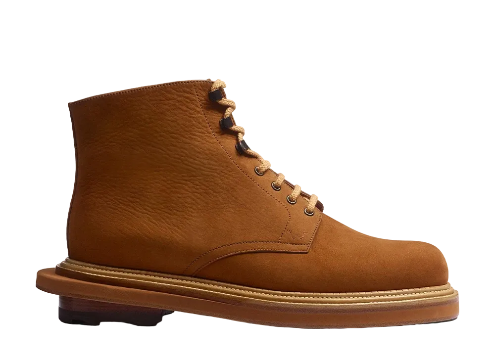 sacai x J.M.Weston Worker Boot "Beach Nuts Nubuck"