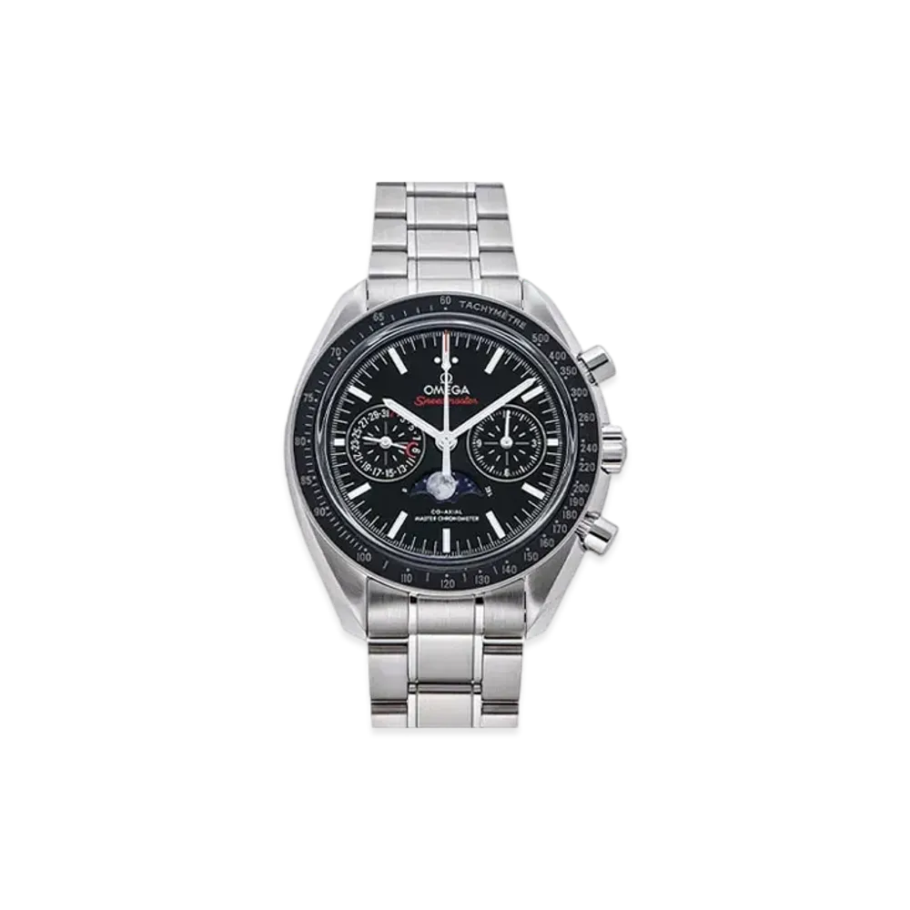 OMEGA Speedmaster Moon Watch Co-Axial Master Chronometer Moonphase Chronograph "Black" 304.30.44.52.01.001