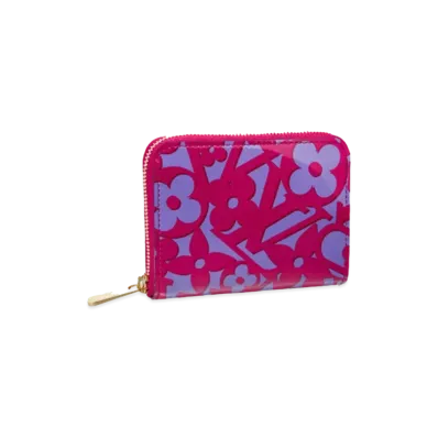 Louis Vuitton Zippy Coin Purse Sweet Monogram Vernis "Rose Indien"