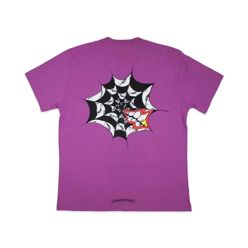 Chrome Hearts Matty Boy Spider Web T-Shirt "Purple"
