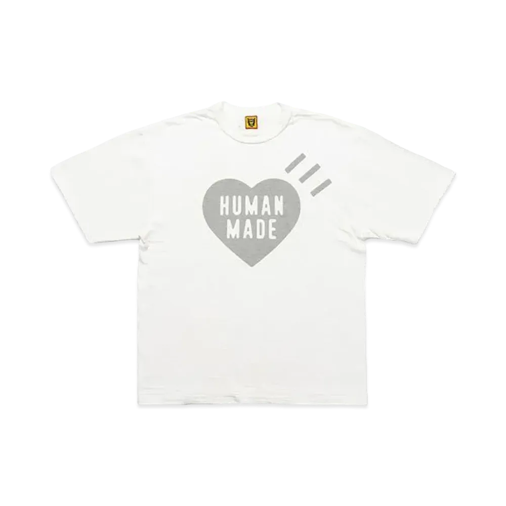 HUMAN MADE Heart T-Shirt Sapporo Store Limited "White/Gray"
