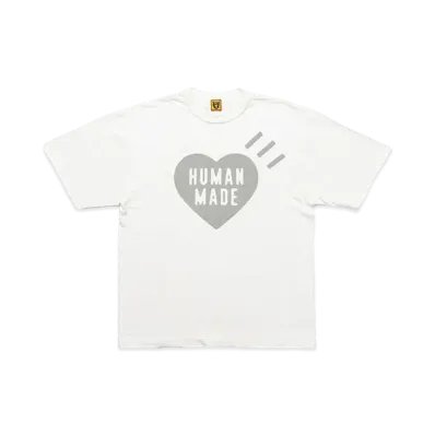 HUMAN MADE Heart T-Shirt Sapporo Store Limited "White/Gray"