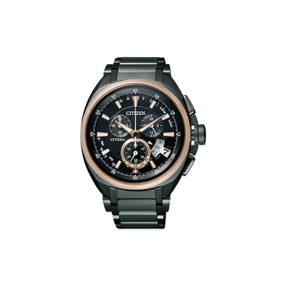CITIZEN Atessa Eco-Drive Jetsetter "Black" ATD53-3013