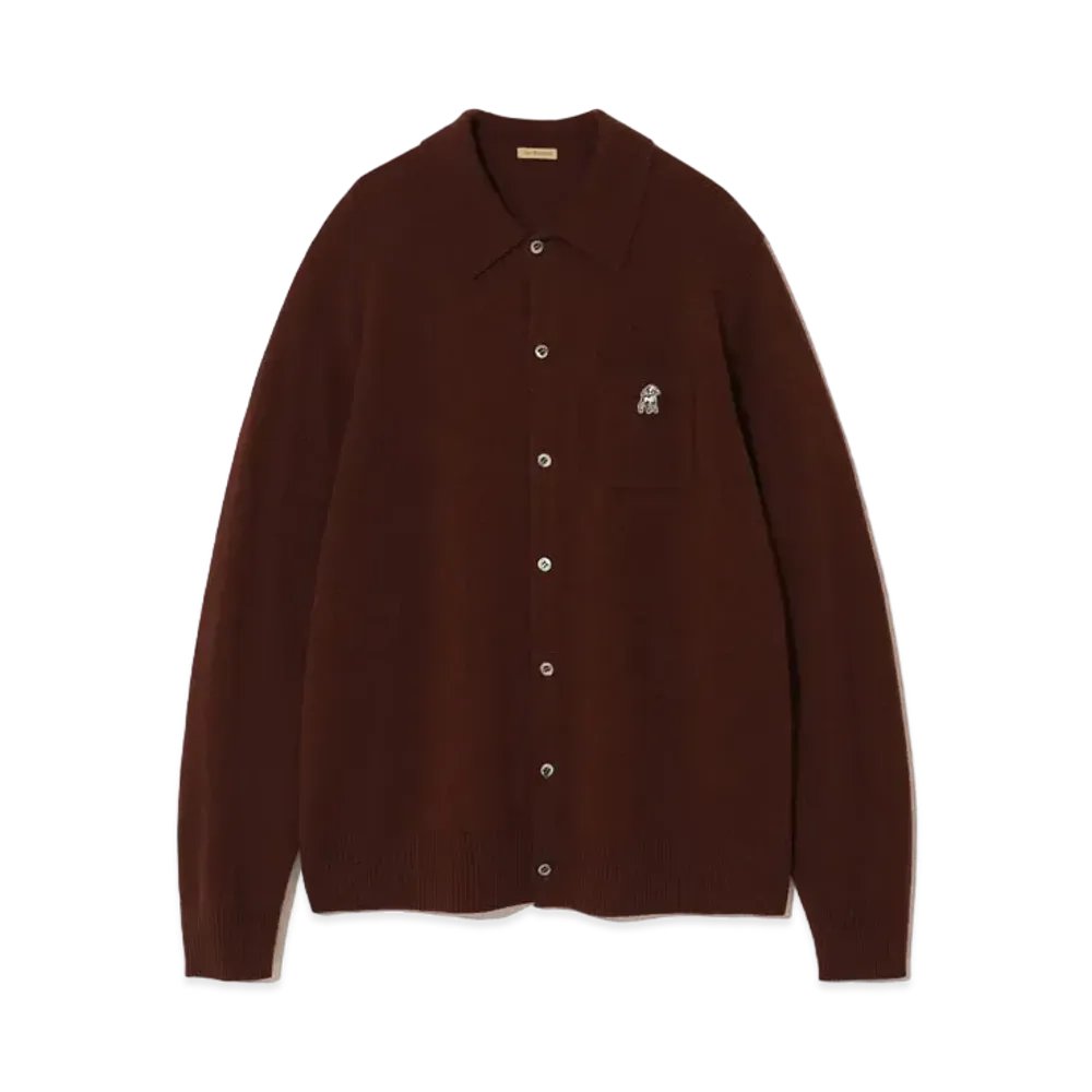 UNDERCOVER Cashmere Blend Wool Knit Pullover "Brown"