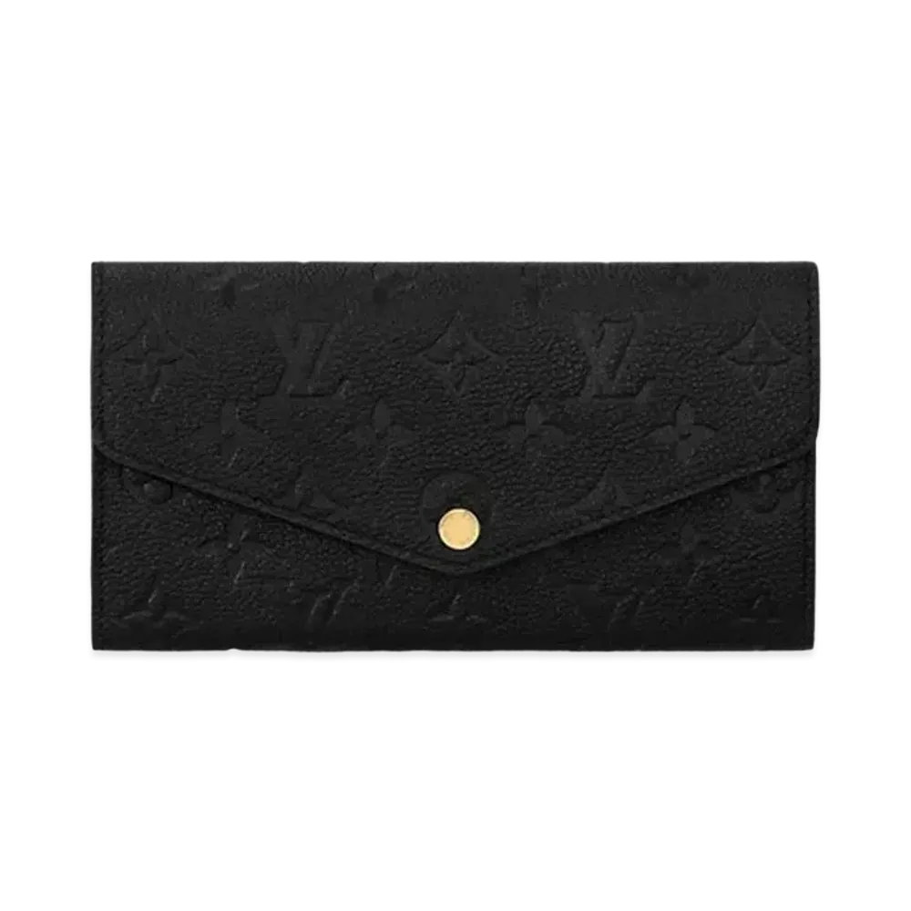 Louis Vuitton Sarah Wallet Monogram Empreinte Leather "Noir"