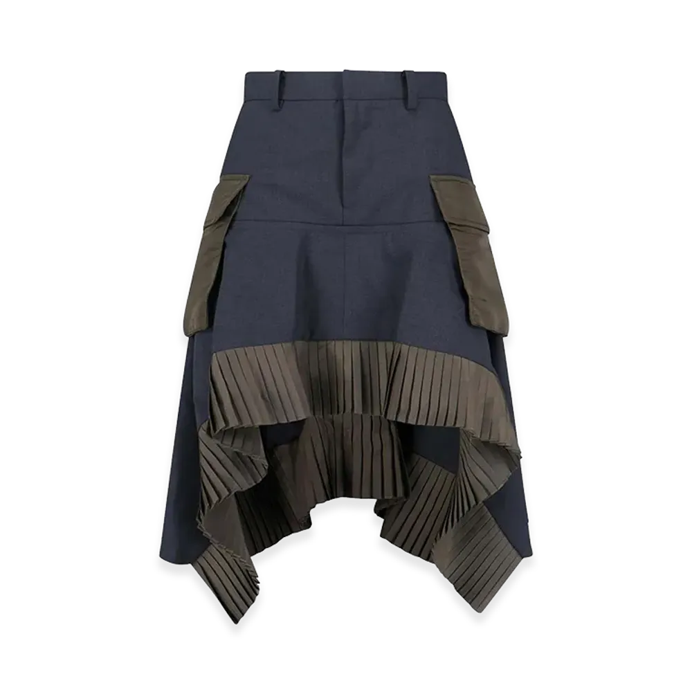 sacai Women's Midi Skirt "Gray"