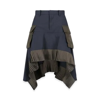 sacai Women's Midi Skirt "Gray"
