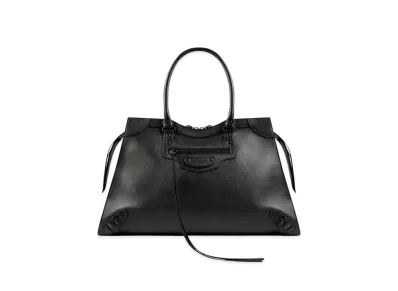 BALENCIAGA Women's Neo Classic Large Top Handle Bag "Black"
