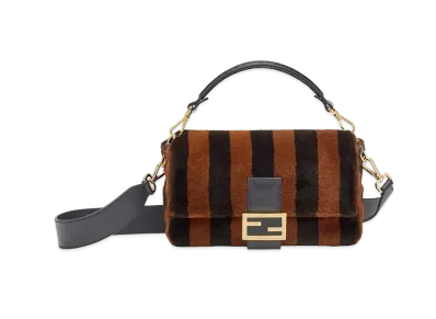 FENDI Baguette Mink Bag "Multicolor"