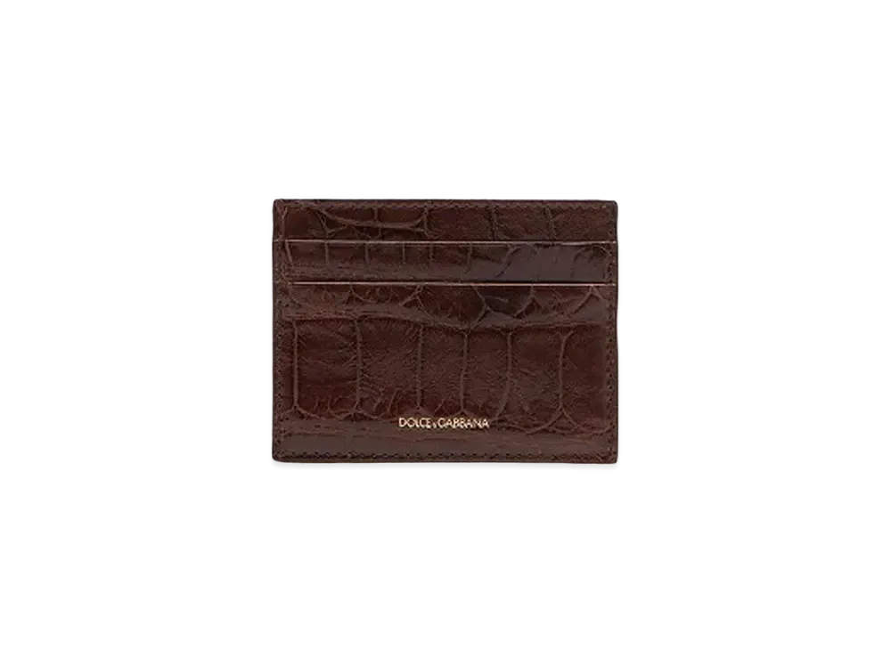 Dolce&Gabbana Belt Crocodile "Brown"