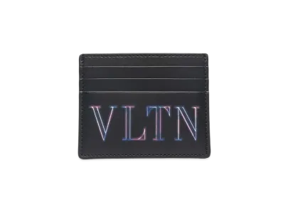 Valentino Neon VLTN Card Case "Black/Multicolor"