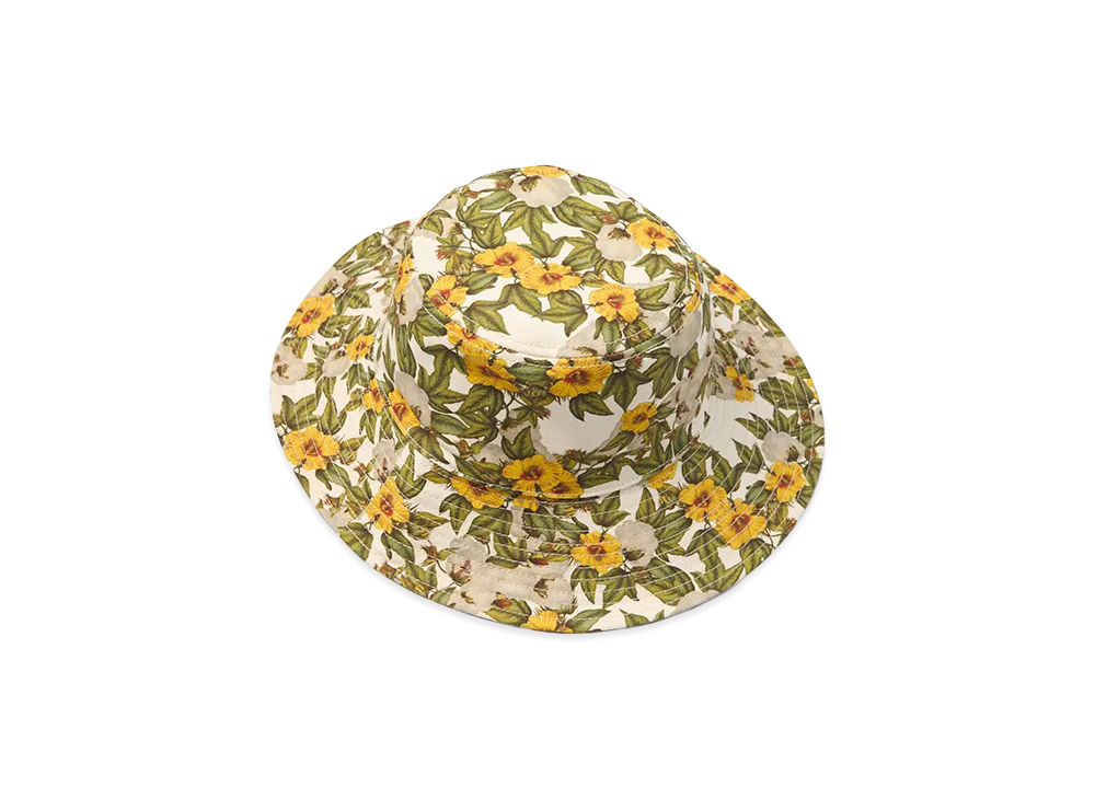 DENIM TEARS DT Floral Canvas Bucket Hat "Multi"